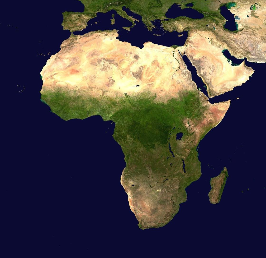 карта Африка